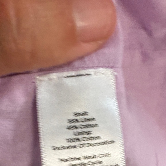 Talbots Lavender Sleeveless Dress with White Lace Embroidery - Picture 6 of 8